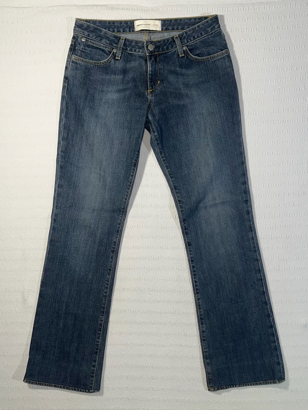 Paper Denim & Cloth Jean Women Low Rise Raw Denim 29x30 Made in USA Y2K